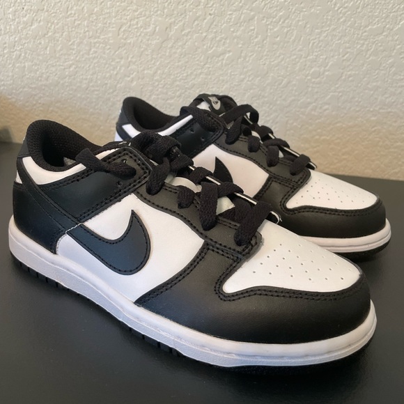 Nike | Shoes | Kids Size 2y Nike Dunk Low Pandas | Poshmark